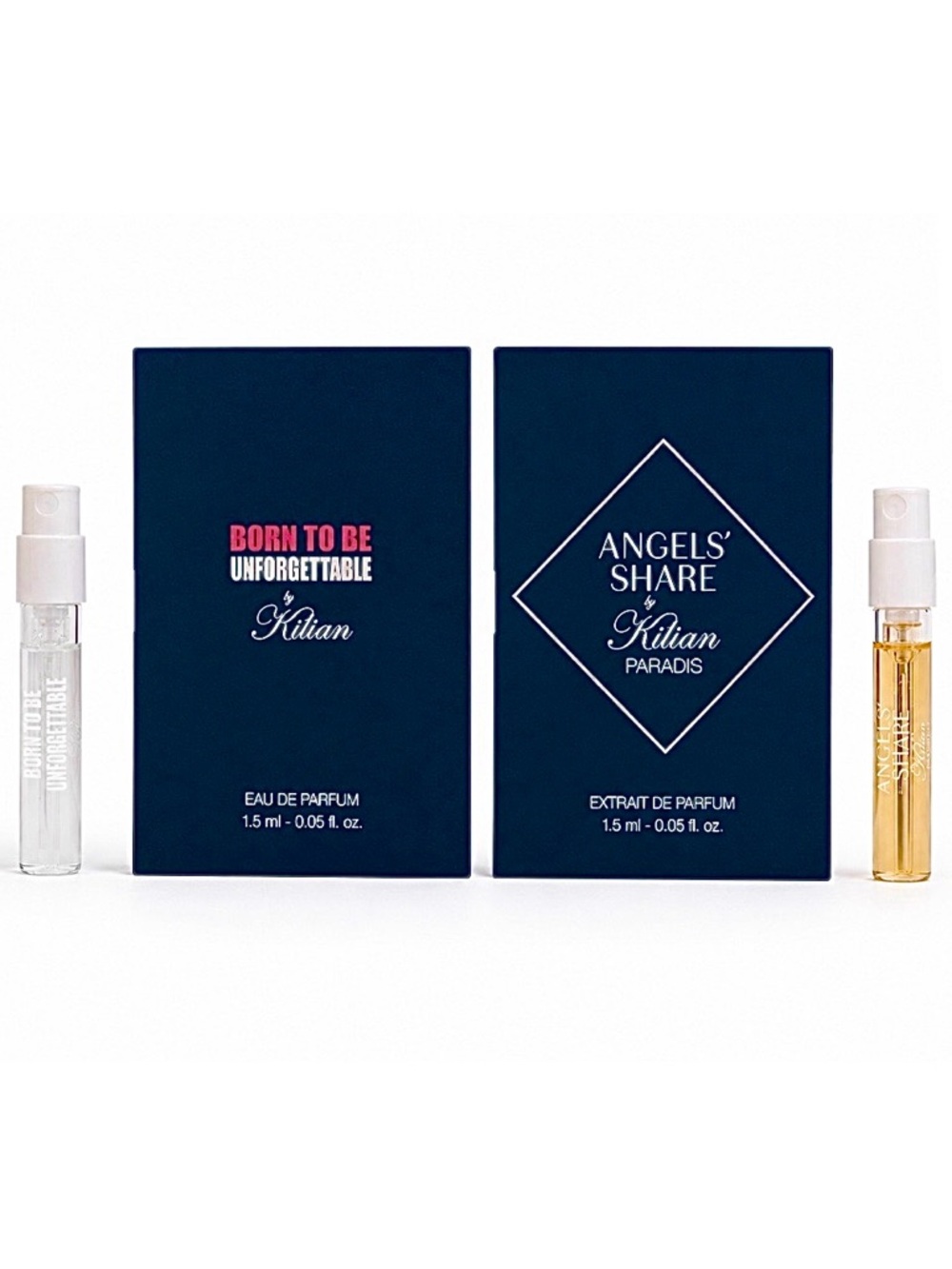 Kilian Fragrance Discovery Set: Angels’ Share Extrait & Born To Be Unforgettable